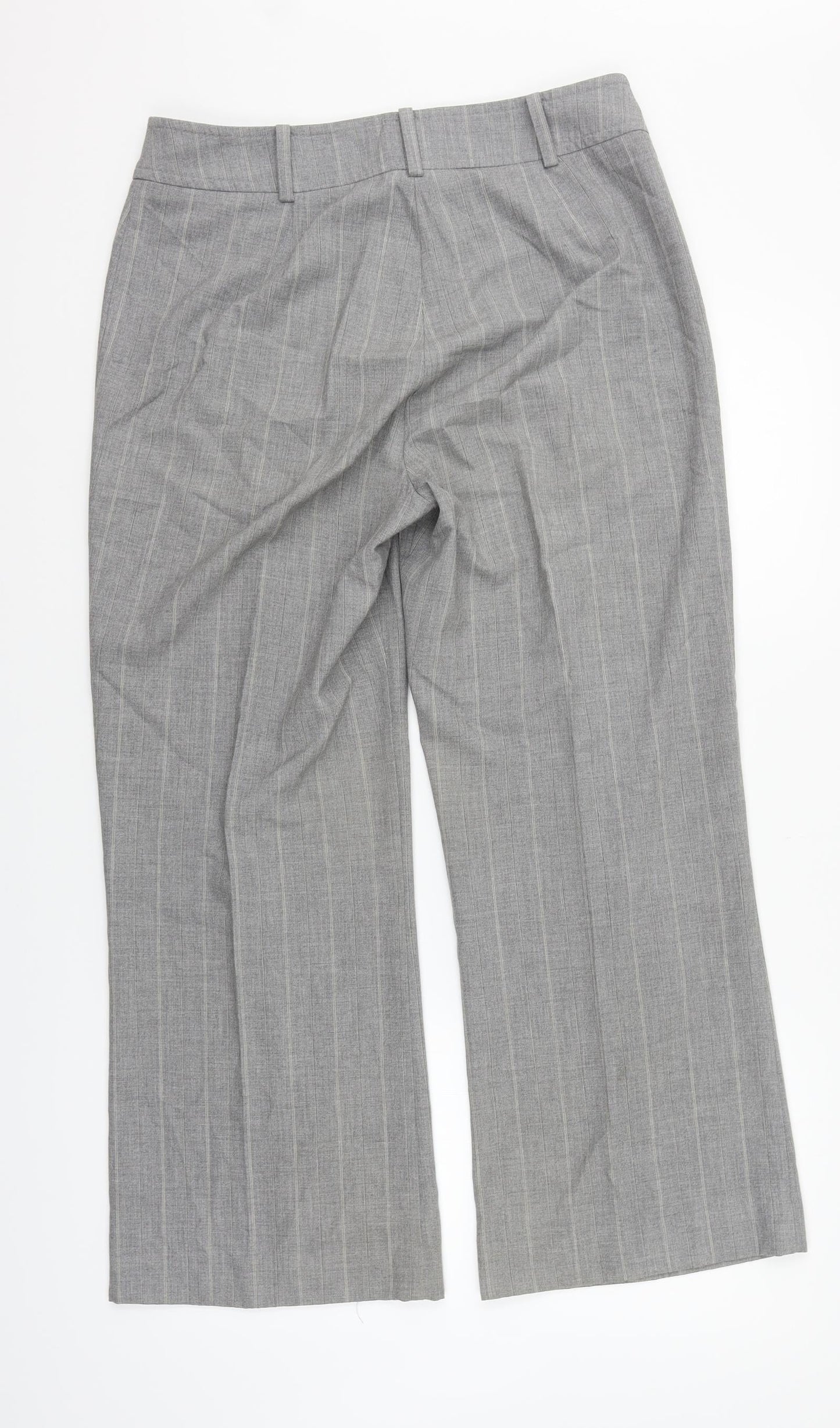 Womens UK Size 14 Per Una Regular Fit  Grey Trousers