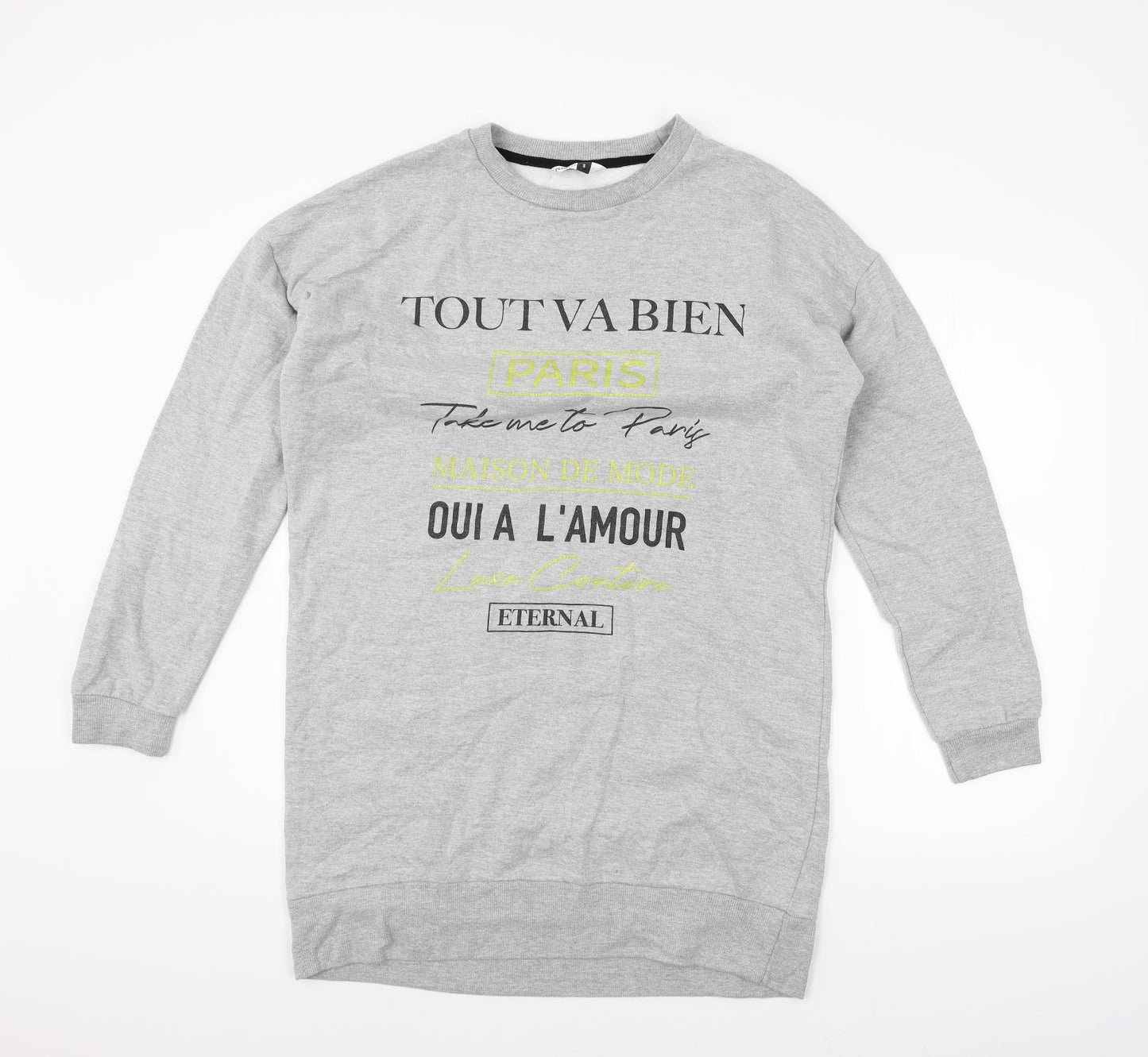 PEP&CO Womens Green   Jumper Dress  Size S