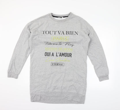 PEP&CO Womens Green   Jumper Dress  Size S