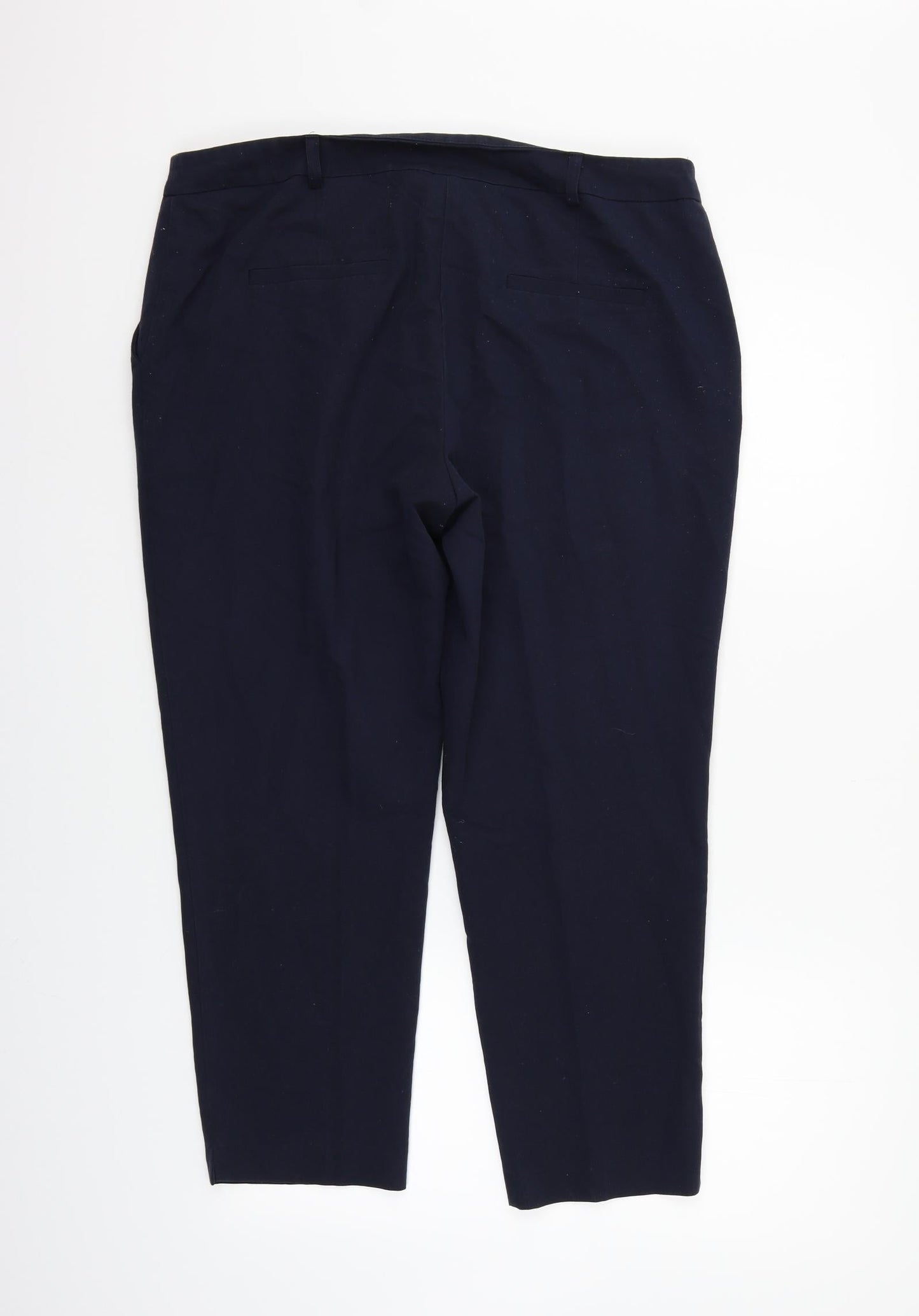Womens UK Size 14 Dorothy Perkins Regular Fit  Blue Trousers