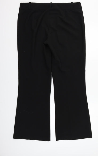 George Womens Black   Trousers  Size 14 L30 in