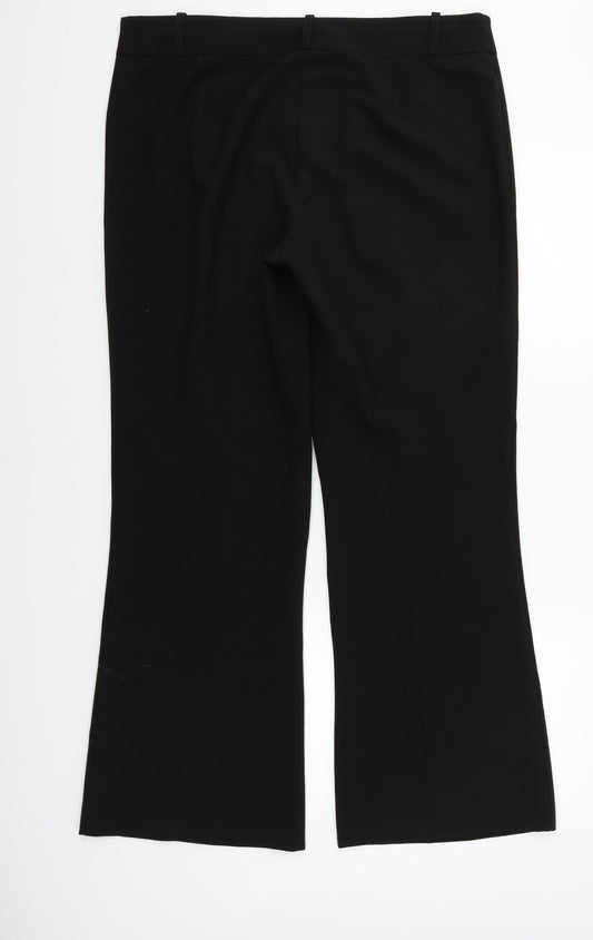 George Womens Black   Trousers  Size 14 L30 in