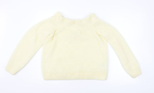 Divided by H&M Womens Yellow   Pullover Jumper Size M