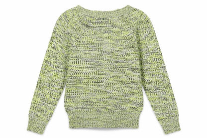 Front view of Atmosphere women’s yellow jumper, size UK 12