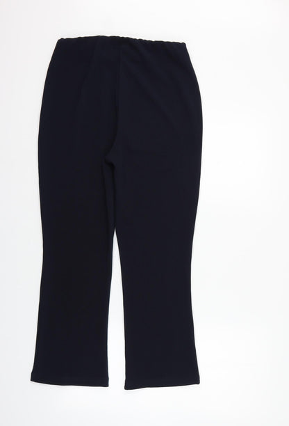 MORGAN JANE Womens Blue   Trousers  Size 12 L24 in - Elastic Waist Band