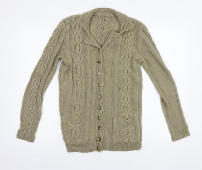 Preworn Womens Beige   Cardigan Jumper Size S