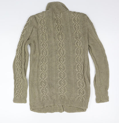Preworn Womens Beige   Cardigan Jumper Size S