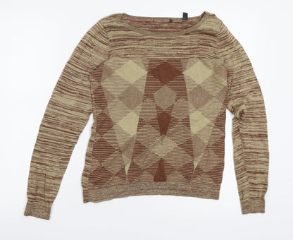 Preworn Womens Beige   Pullover Jumper Size S
