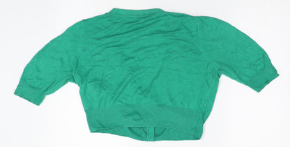 Marks and Spencer Girls Green   Cardigan Jumper Size 14 Years