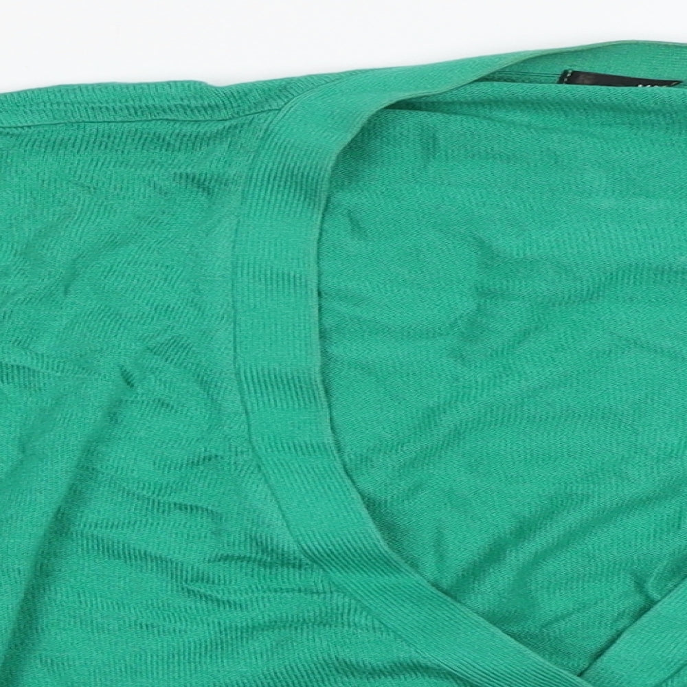 Marks and Spencer Girls Green   Cardigan Jumper Size 14 Years