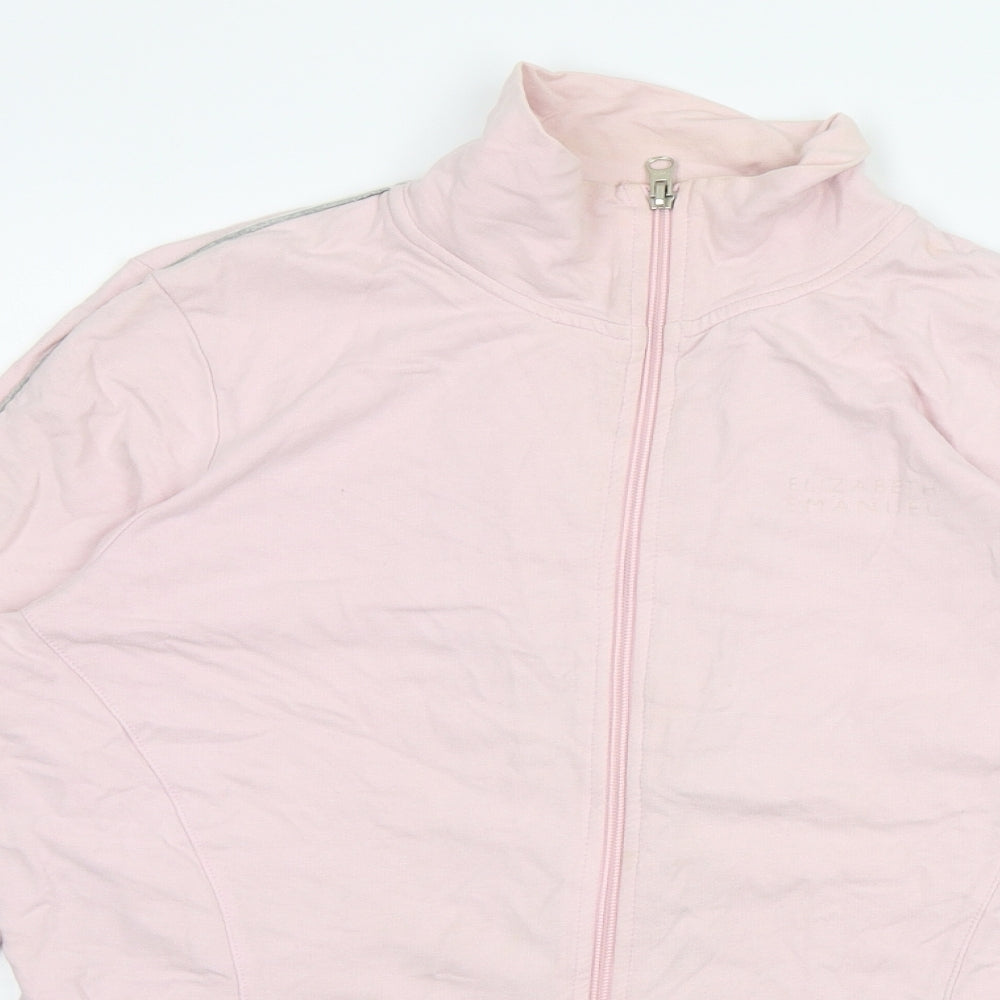 Elizabeth Emanuel  Womens Pink   Full Zip Jumper Size L