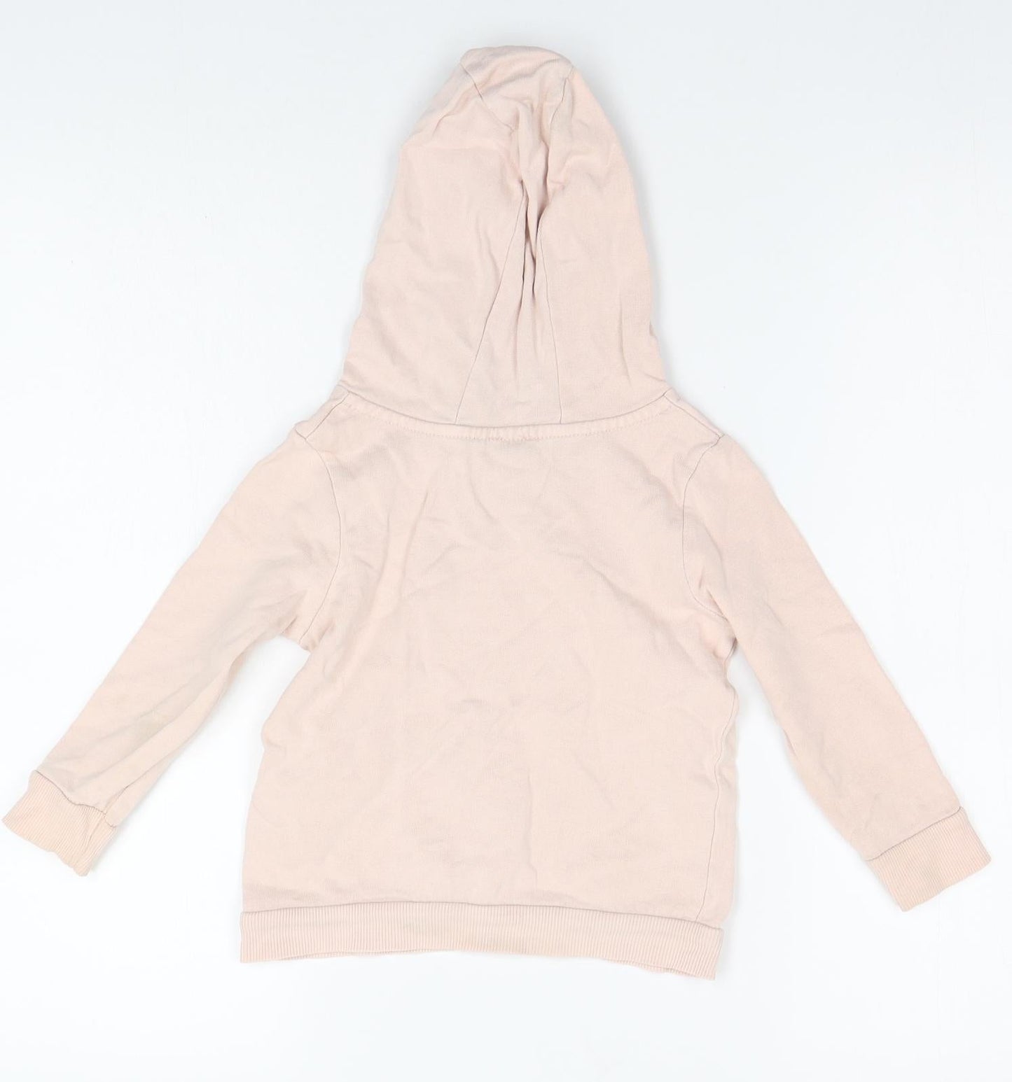 George Girls Orange   Henley Hoodie Size 2-3 Years