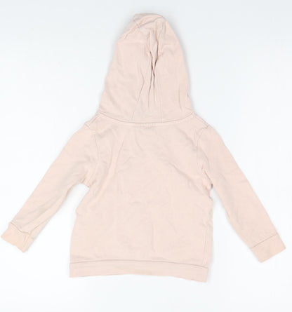 George Girls Orange   Henley Hoodie Size 2-3 Years