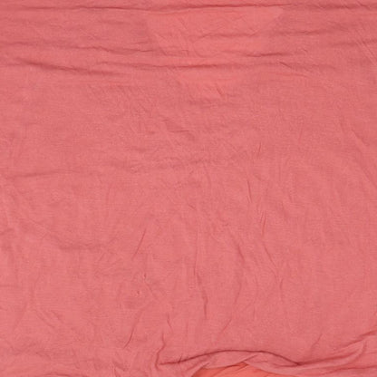 Womens UK Size S Zara Pink Basic T-Shirt