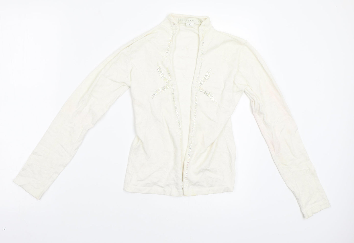 bette paige Girls White   Cardigan Jumper Size S
