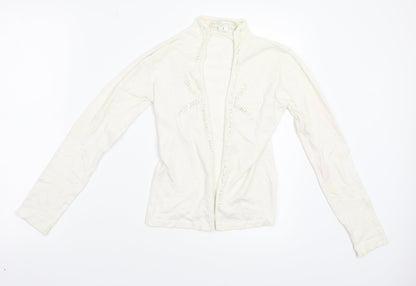 bette paige Girls White   Cardigan Jumper Size S
