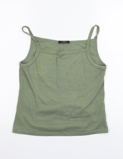 Marks and Spencer Womens Green   Basic Tank Size 14