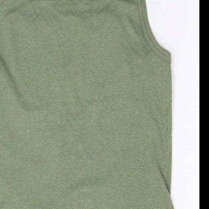 Marks and Spencer Womens Green   Basic Tank Size 14