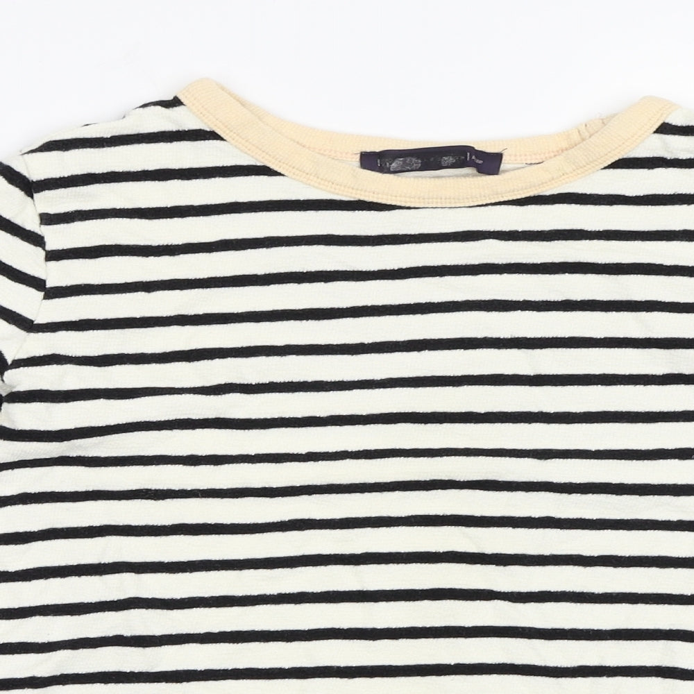 m&s Girls Multicoloured Striped  Pullover Jumper Size 6 Years