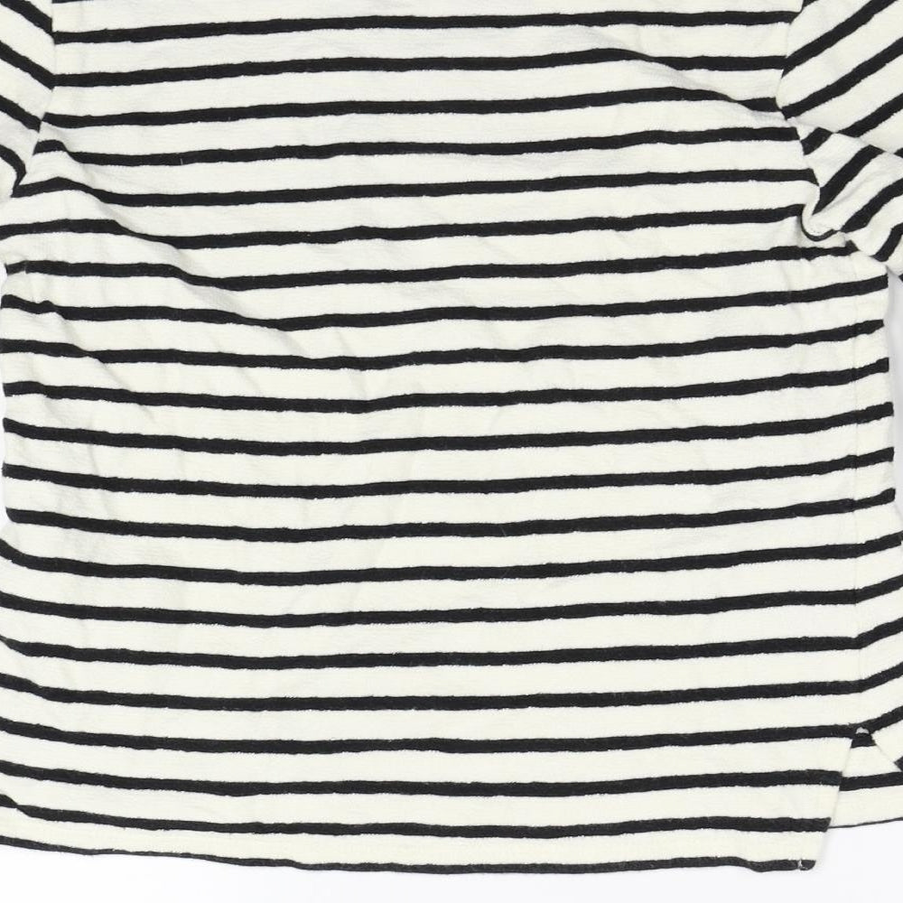 m&s Girls Multicoloured Striped  Pullover Jumper Size 6 Years