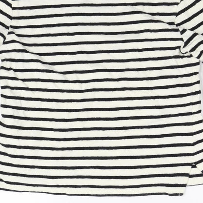m&s Girls Multicoloured Striped  Pullover Jumper Size 6 Years