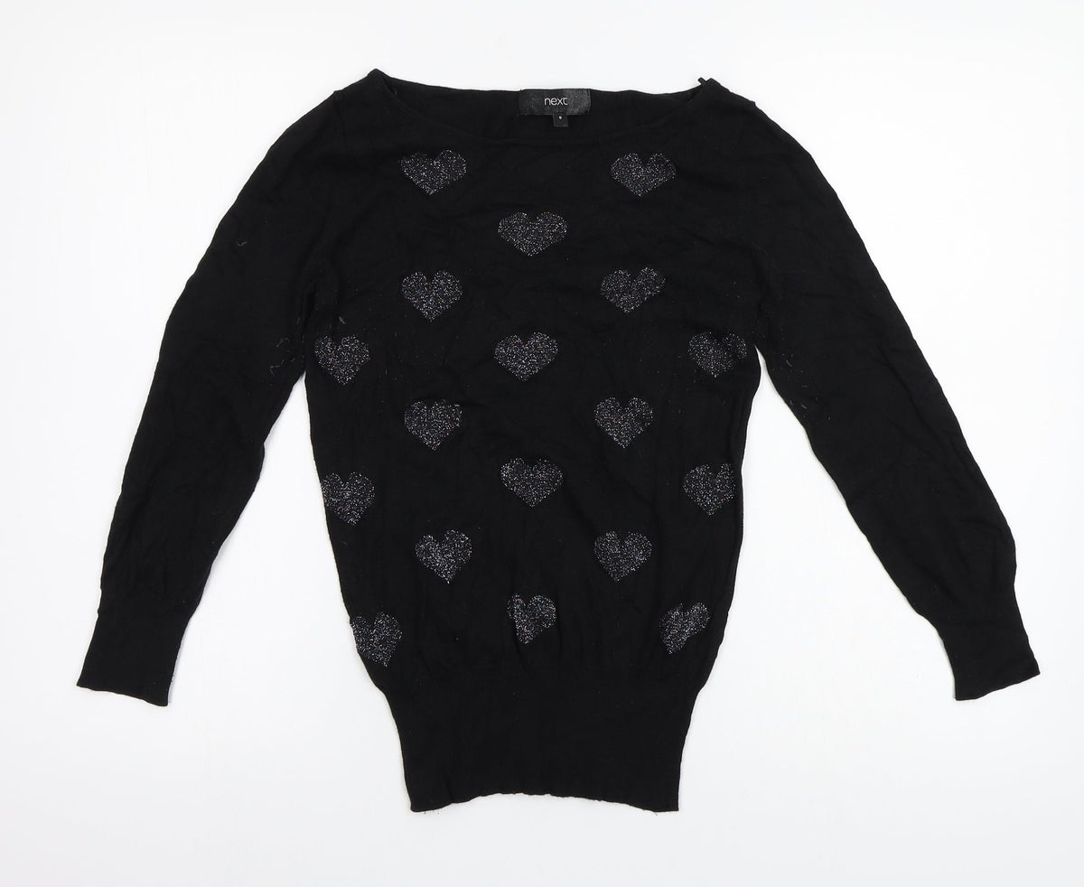 Next Womens Black   Pullover Jumper Size 6