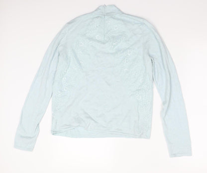 Womens UK Size M Coast Blue Basic Blouse