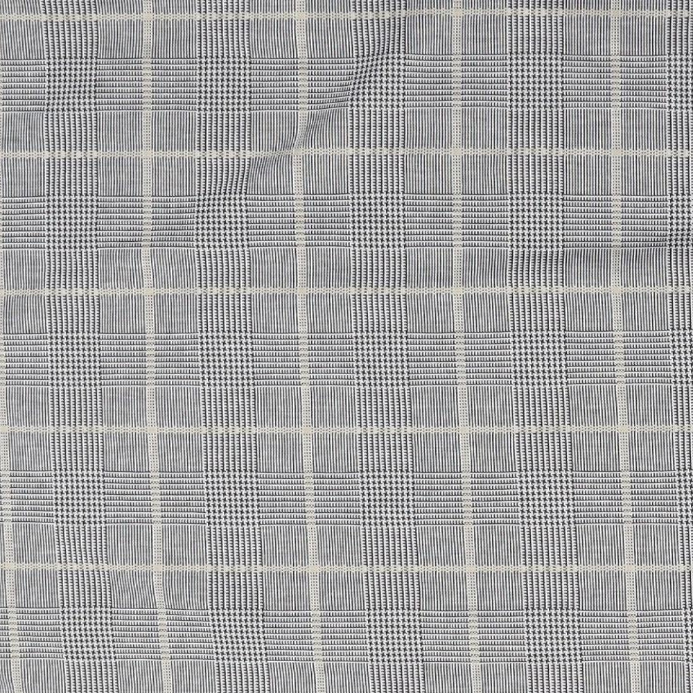 Primark Womens Grey Check  Basic T-Shirt Size S
