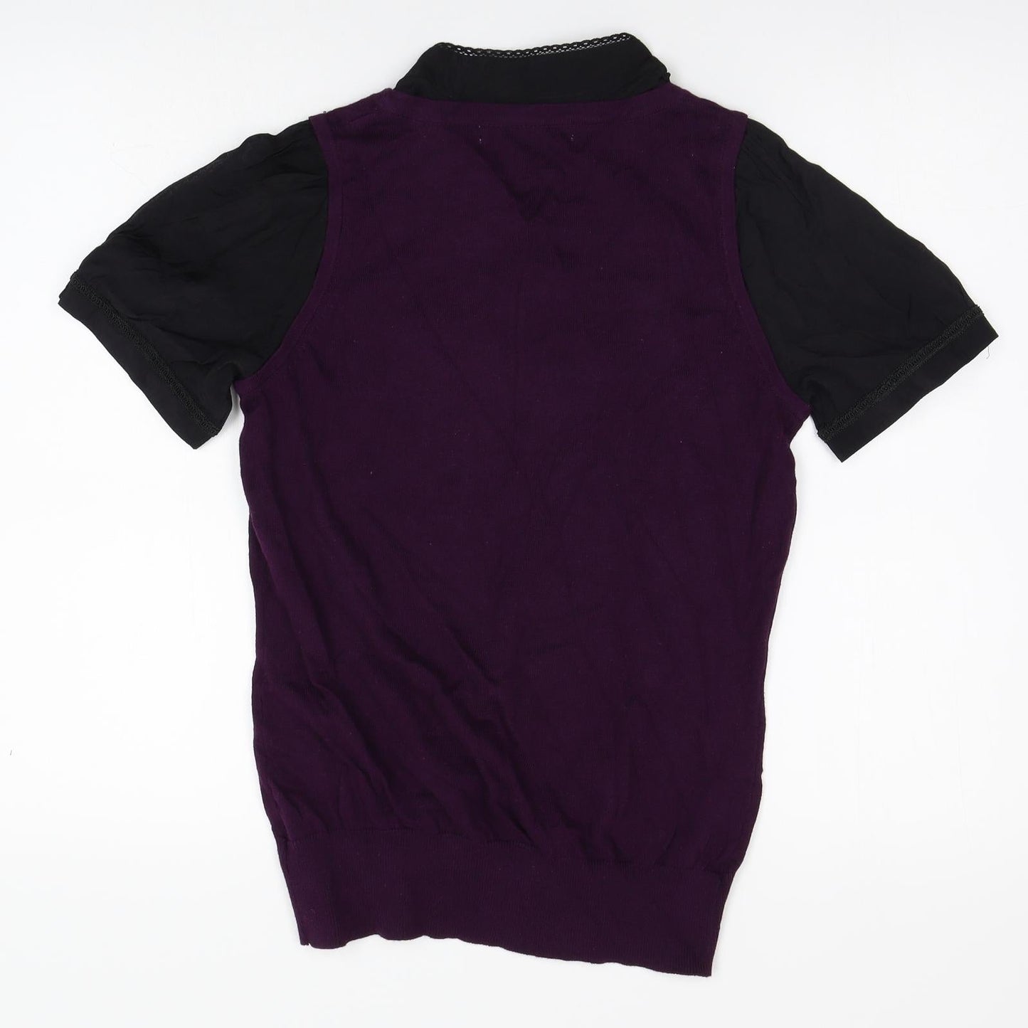 NEXT Womens Purple   Basic Button-Up Size 12