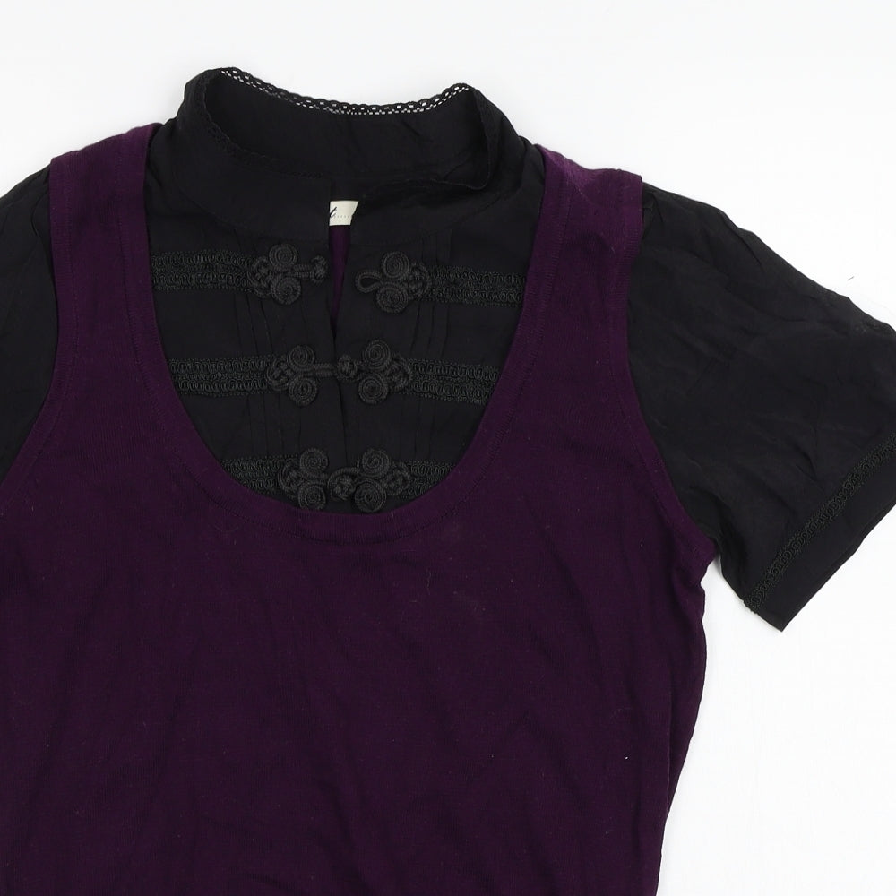 NEXT Womens Purple   Basic Button-Up Size 12