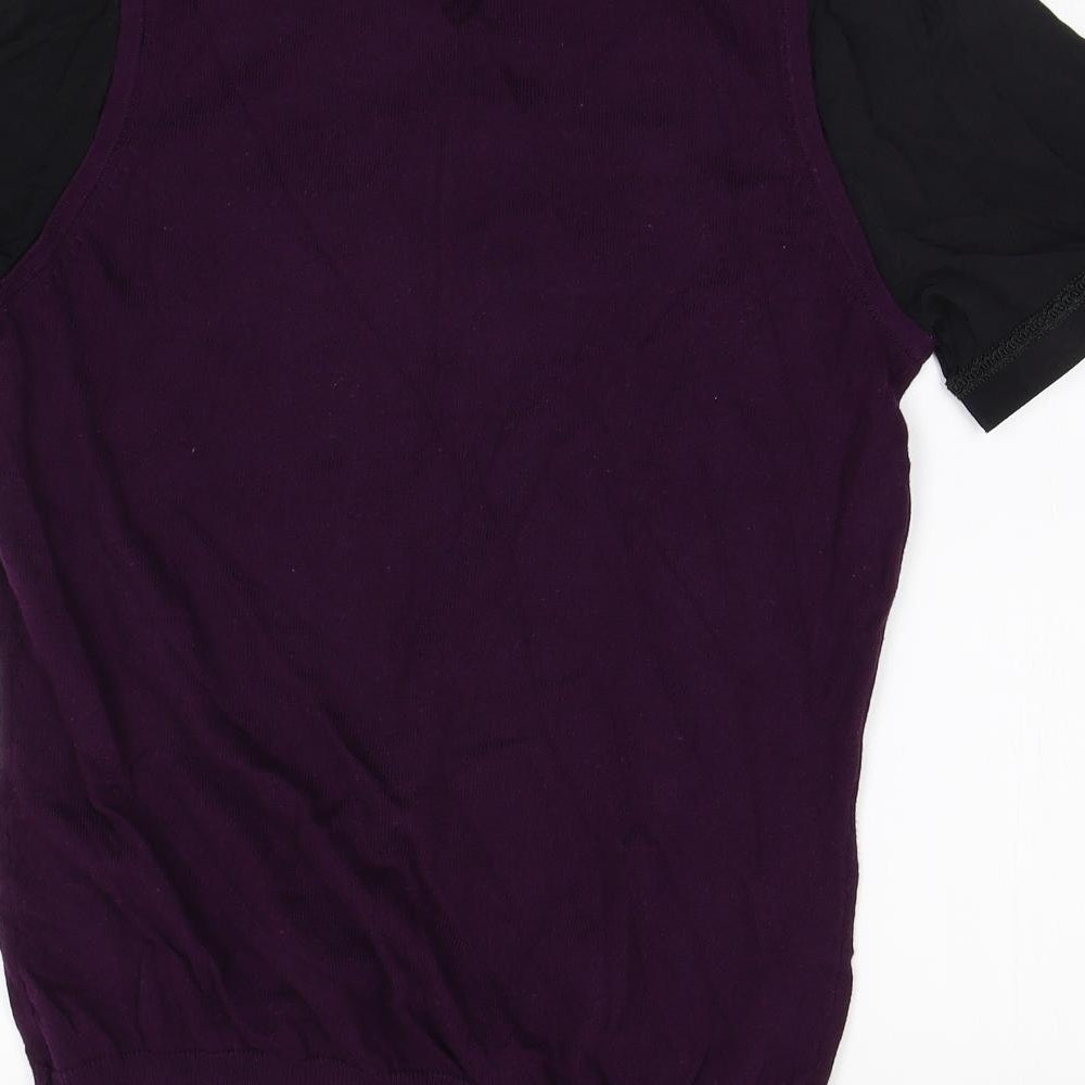 NEXT Womens Purple   Basic Button-Up Size 12