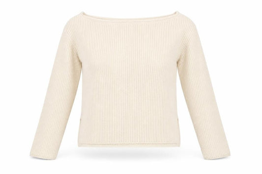 Boohoo Womens Beige  Knit Pullover Jumper Size M