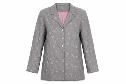 Womens UK Size 14 Penny Plain Grey Overcoat
