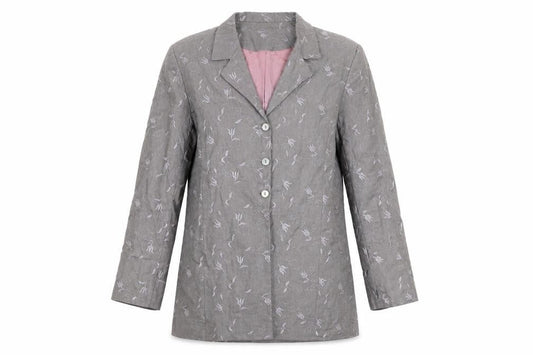 Womens UK Size 14 Penny Plain Grey Overcoat