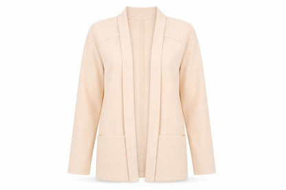 Pieces Womens Orange   Jacket Blazer Size XS