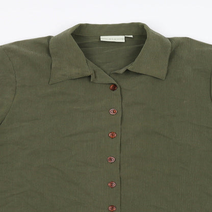 Womens UK Size 14 Holmewood Green Basic Blouse