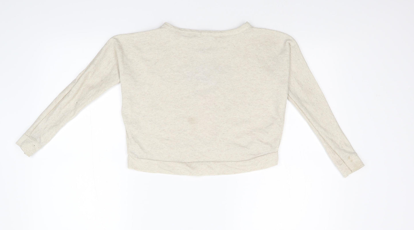 Sophie Girls Beige   Pullover Sweatshirt Size 8-9 Years