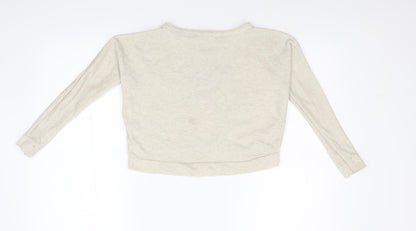 Sophie Girls Beige   Pullover Sweatshirt Size 8-9 Years