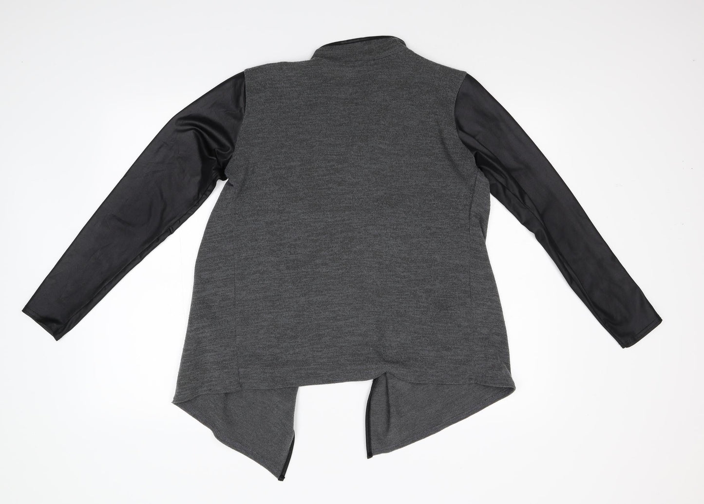 Graffic Womens Grey  Knit Cardigan Jumper Size M