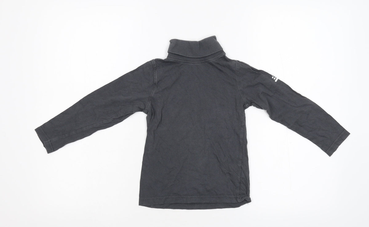 BSTR73 Boys Grey   Basic T-Shirt Size 5 Years