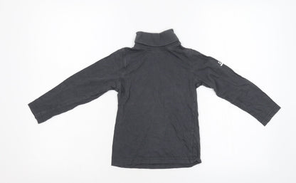 BSTR73 Boys Grey   Basic T-Shirt Size 5 Years