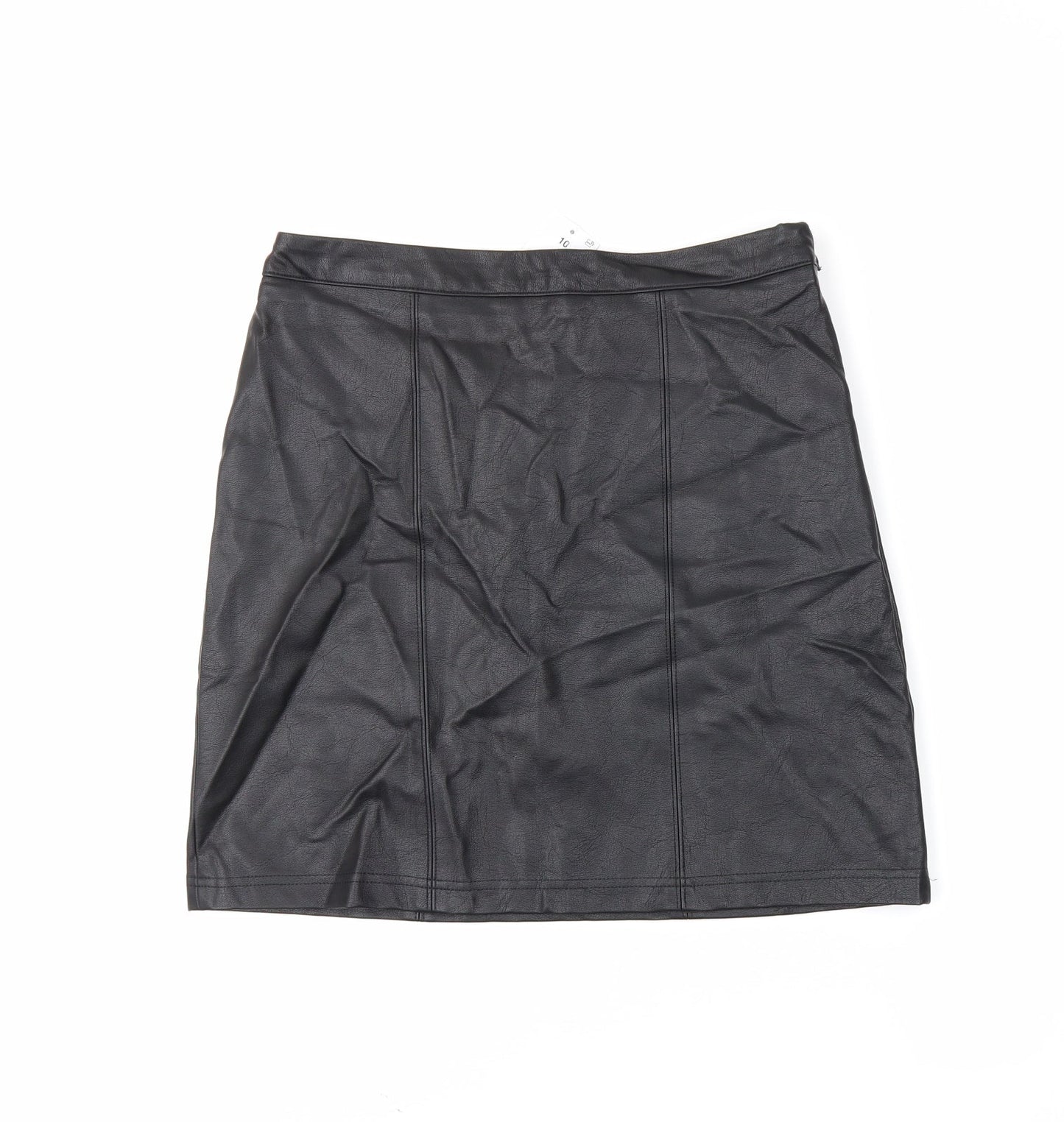 Papaya Womens Black   Mini Skirt Size 10