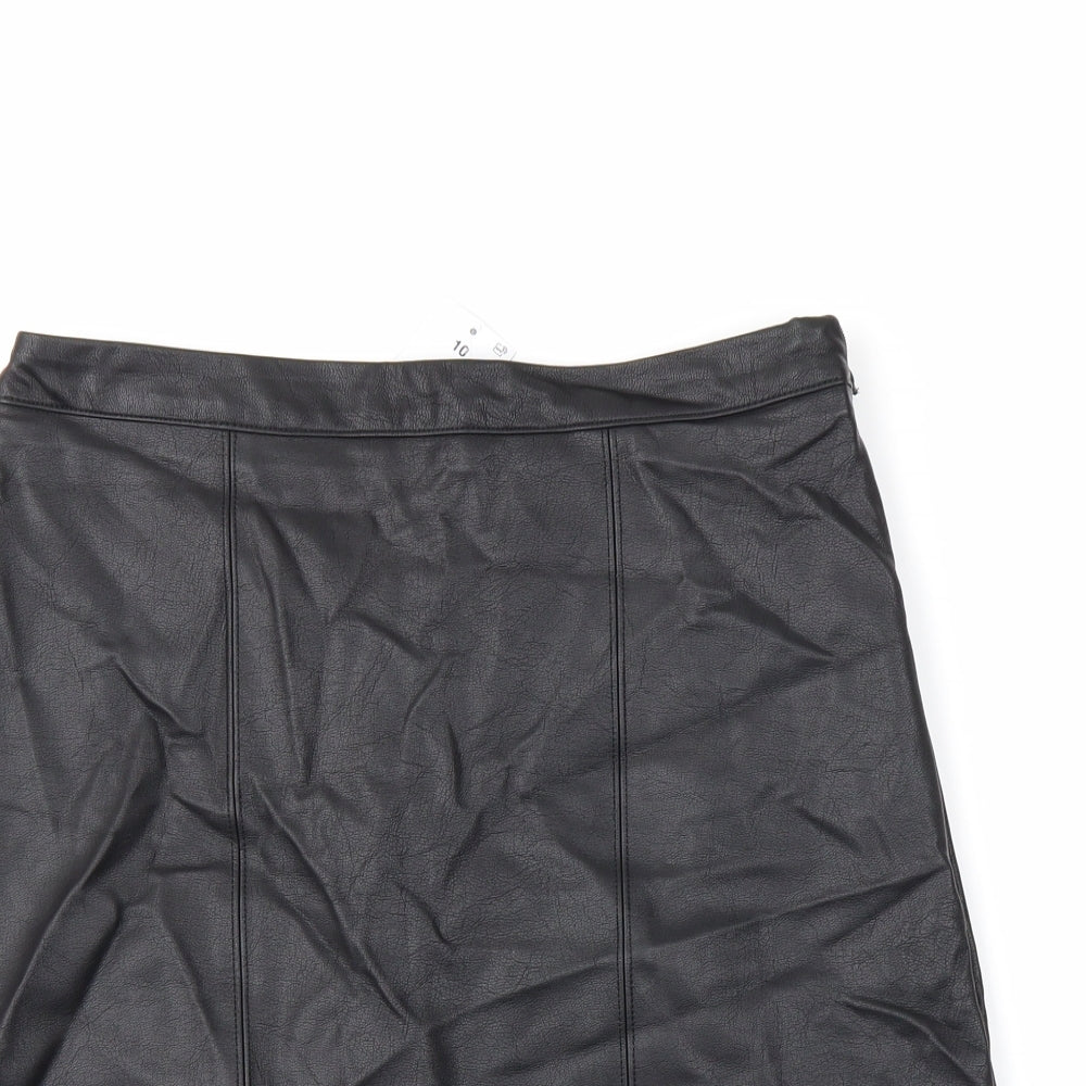 Papaya Womens Black   Mini Skirt Size 10