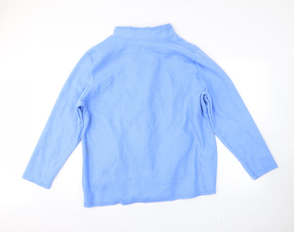 Preworn Womens Blue   Full Zip Jumper Size XL