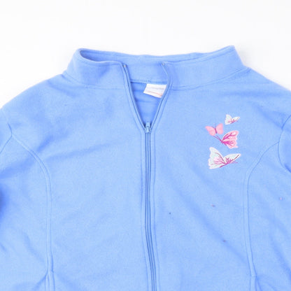 Preworn Womens Blue   Full Zip Jumper Size XL