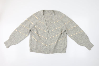 NEXT Womens Grey   Cardigan Jumper Size M