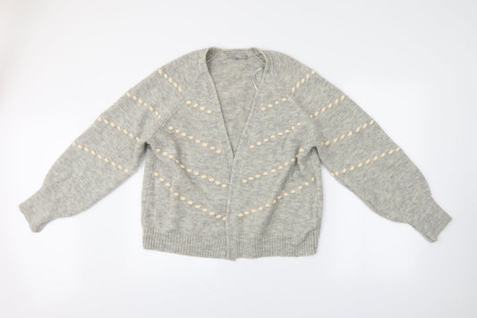 NEXT Womens Grey   Cardigan Jumper Size M