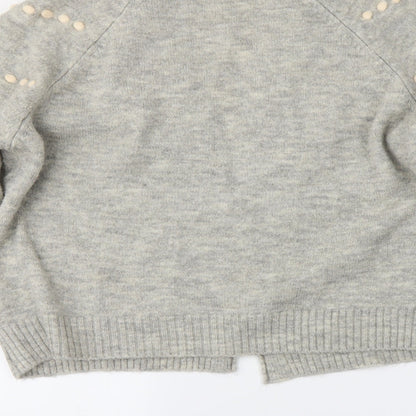 NEXT Womens Grey   Cardigan Jumper Size M