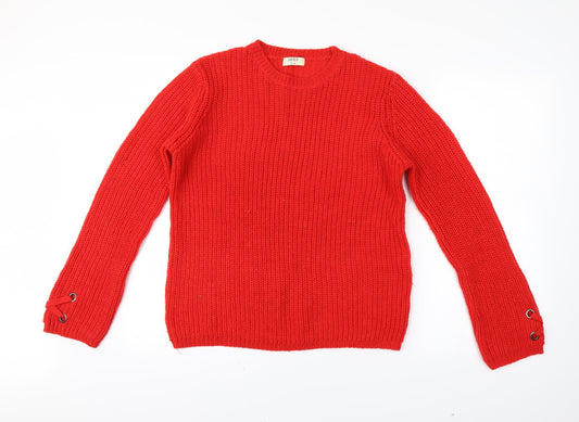 Preworn Womens Red   Pullover Jumper Size M