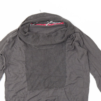 Womens UK Size M Preworn Grey Tunic T-Shirt